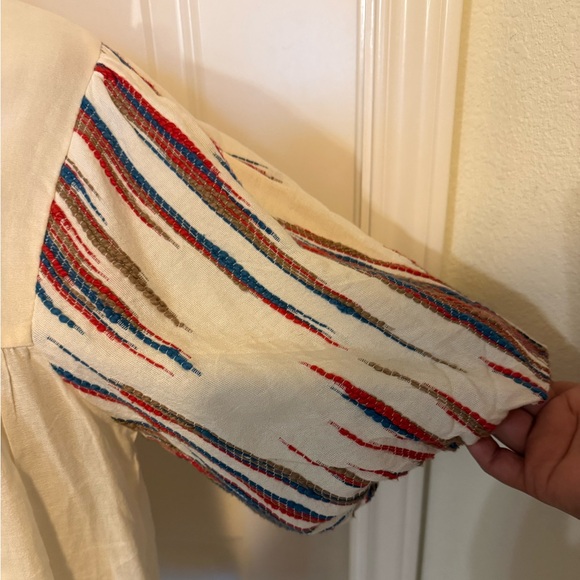 THML Embroidered Puff Sleeve Top - Picture 5 of 7